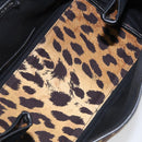 BALENCIAGA Cabas S Hand Bag Canvas Brown Silver 339933 Auth 154505-15