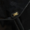 Salvatore Ferragamo Shoulder Bag Patent leather Black Gold Auth 154506-15