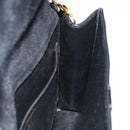 Salvatore Ferragamo Shoulder Bag Patent leather Black Gold Auth 154506-19