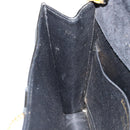 Salvatore Ferragamo Shoulder Bag Patent leather Black Gold Auth 154506-20