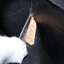 Salvatore Ferragamo Shoulder Bag Patent leather Black Gold Auth 154506-22