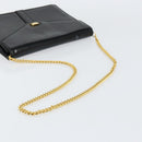 Salvatore Ferragamo Shoulder Bag Patent leather Black Gold Auth 154506-7