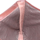 CELINE Clutch Bag Leather Brown Gold Auth 154509-18