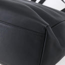 BALENCIAGA Tote Bag Leather Black Silver Auth 154511-15