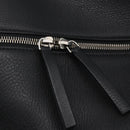 BALENCIAGA Tote Bag Leather Black Silver Auth 154511-17
