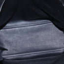 BALENCIAGA Tote Bag Leather Black Silver Auth 154511-10