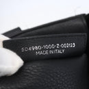 BALENCIAGA Tote Bag Leather Black Silver Auth 154511-12