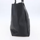 BALENCIAGA Tote Bag Leather Black Silver Auth 154511-3