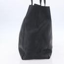 BALENCIAGA Tote Bag Leather Black Silver Auth 154511-4