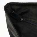 PRADA Hand Bag Nylon Black Silver Auth 154512-10