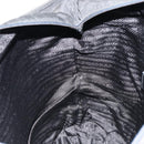 PRADA Hand Bag Nylon Black Silver Auth 154512-20