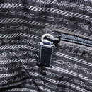 PRADA Hand Bag Nylon Black Silver Auth 154512-21