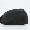 PRADA Hand Bag Nylon Black Silver Auth 154512-4