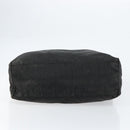 PRADA Hand Bag Nylon Black Silver Auth 154512-5