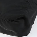 PRADA Hand Bag Nylon Black Silver Auth 154513-12