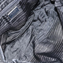 PRADA Hand Bag Nylon Black Silver Auth 154513-17