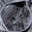 PRADA Hand Bag Nylon Black Silver Auth 154513-21