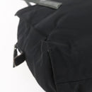 PRADA Hand Bag Nylon Black Silver Auth 154514-14