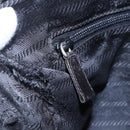 PRADA Hand Bag Nylon Black Silver Auth 154514-20