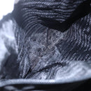 PRADA Hand Bag Nylon Black Silver Auth 154514-24