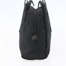PRADA Hand Bag Nylon Black Silver Auth 154514-4