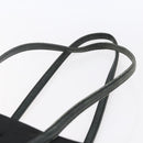 PRADA Hand Bag Nylon Black Silver Auth 154514-8