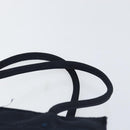 PRADA Hand Bag Nylon Navy Gold Auth 154517-8