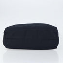 PRADA Hand Bag Nylon Navy Gold Auth 154517-9