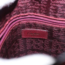 CARTIER Must Line Hand Bag Leather Bordeaux Gold Auth 154519-17