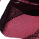 CARTIER Must Line Hand Bag Leather Bordeaux Gold Auth 154519-11