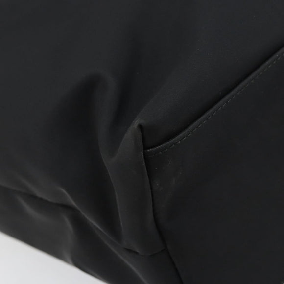 Salvatore Ferragamo Tote Bag Nylon Black Silver Auth 154520