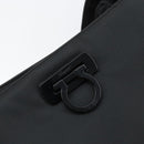 Salvatore Ferragamo Tote Bag Nylon Black Silver Auth 154520-10