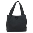 Salvatore Ferragamo Tote Bag Nylon Black Silver Auth 154520-2