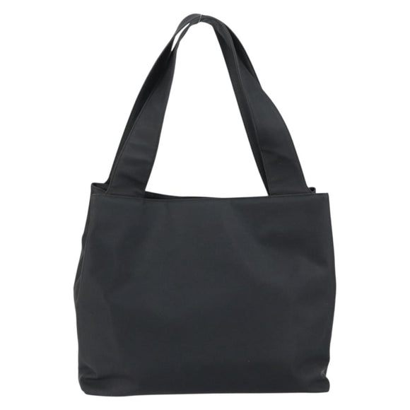 Salvatore Ferragamo Tote Bag Nylon Black Silver Auth 154520