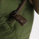 PRADA Shoulder Bag Nylon Green Silver Auth 154521-19