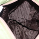 PRADA Shoulder Bag Nylon Green Silver Auth 154521-23