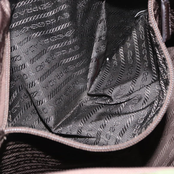 PRADA Shoulder Bag Nylon Green Silver Auth 154521