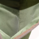 PRADA Shoulder Bag Nylon Green Silver Auth 154521-26