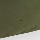 PRADA Shoulder Bag Nylon Green Silver Auth 154521-3