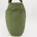 PRADA Shoulder Bag Nylon Green Silver Auth 154521-4