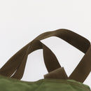 PRADA Shoulder Bag Nylon Green Silver Auth 154521-14