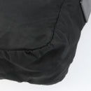 PRADA Shoulder Bag Nylon Black Silver Auth 154523-16