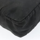 PRADA Shoulder Bag Nylon Black Silver Auth 154523-17