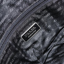 PRADA Shoulder Bag Nylon Black Silver Auth 154523-20