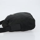 PRADA Shoulder Bag Nylon Black Silver Auth 154523-4