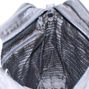 PRADA Shoulder Bag Nylon Black Silver Auth 154524-18