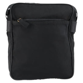 PRADA Shoulder Bag Nylon Black Silver Auth 154524 - 0