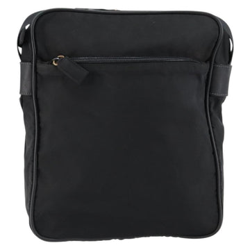 PRADA Shoulder Bag Nylon Black Silver Auth 154524 - 0