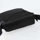 PRADA Schoudertas Nylon Zwart Zilver Authentiek 154524-6