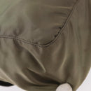 PRADA Shoulder Bag Nylon Khaki Gold Auth 154525-17